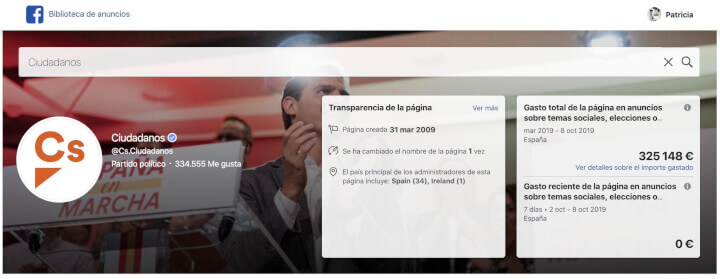 Imagen - ¿Cuánto han gastado los partidos políticos en publicidad en Facebook?