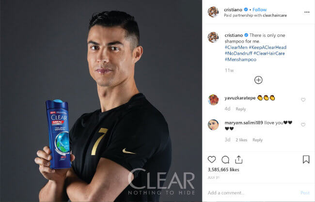 Imagen - Cristiano Ronaldo gana más como influencer en Instagram que como futbolista