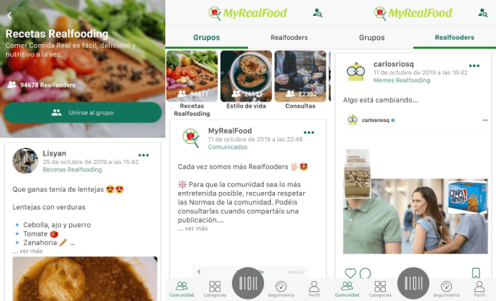 Imagen - Cómo usar la app de MyRealFood