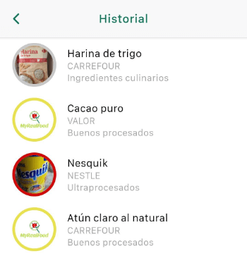 Imagen - Cómo usar la app de MyRealFood