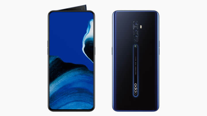 Imagen - Oppo Reno 2: 4 c&aacute;maras, sensor de huellas en pantalla y dise&ntilde;o "aleta de tibur&oacute;n"
