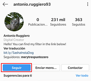 Imagen - Sasha Dog, el filtro que añade un perro realista en las Instagram Stories