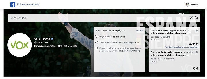 Imagen - ¿Cuánto han gastado los partidos políticos en publicidad en Facebook?