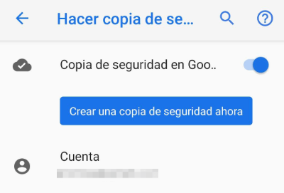 Imagen - La copia de seguridad de Google se podr&iacute;a haber desactivado en tu m&oacute;vil: compru&eacute;balo ya