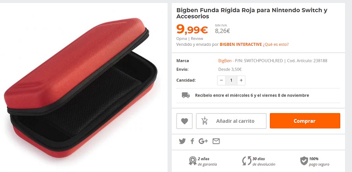 Imagen - 10 fundas para Nintendo Switch