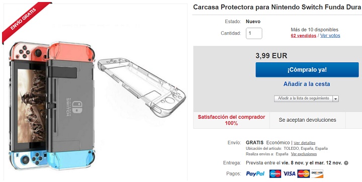 Imagen - 10 fundas para Nintendo Switch