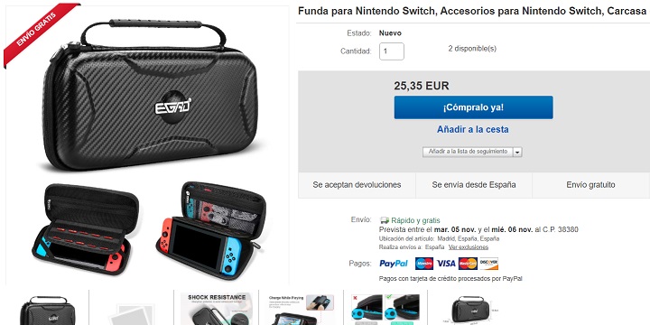 Imagen - 10 fundas para Nintendo Switch
