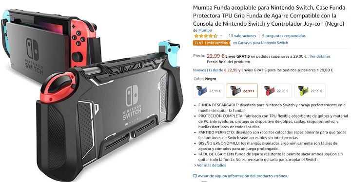 Imagen - 10 fundas para Nintendo Switch