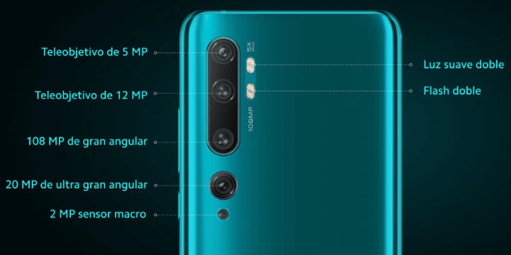 Imagen - Xiaomi Mi Note 10 llega a Espa&ntilde;a: el m&oacute;vil con 5 c&aacute;maras y 108 megap&iacute;xeles