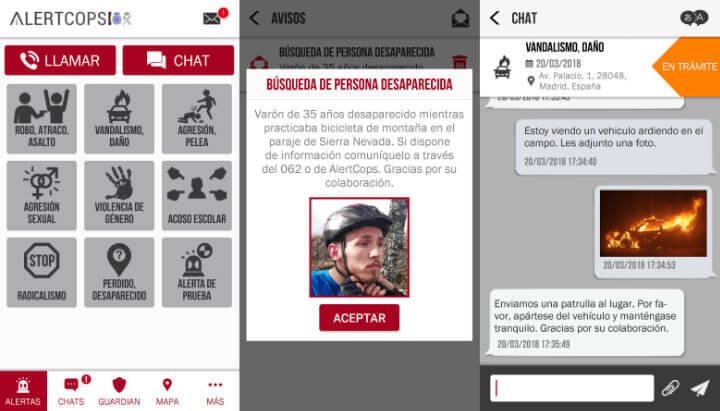 Imagen - AlertCops: la app de seguridad ciudadana ya funciona en 8 comunidades