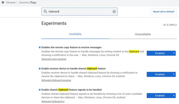 Imagen - Chrome ya permite pegar contenido del portapapeles desde un ordenador a Android