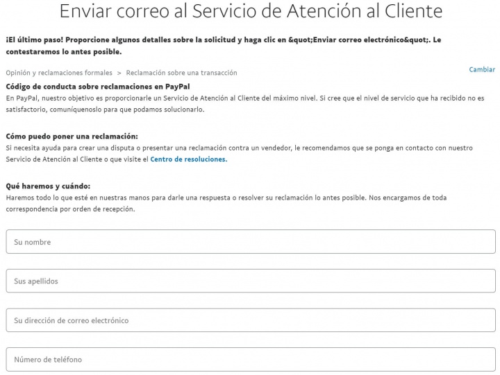 Imagen - Cómo abrir una disputa o reclamación en PayPal