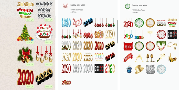 Imagen - 10 packs de stickers de Año Nuevo para WhatsApp