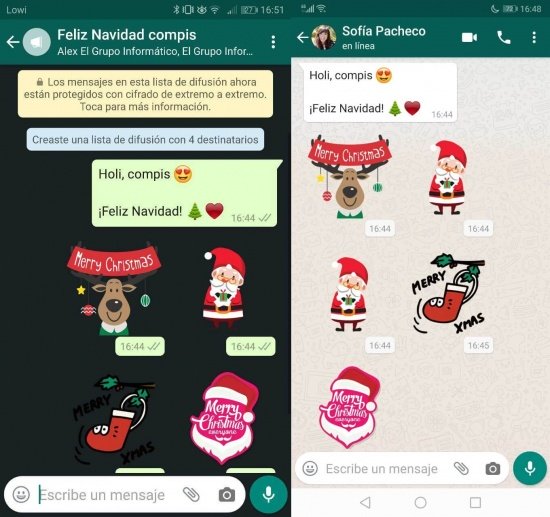 Imagen - Cómo felicitar la Navidad a todos tus contactos de WhatsApp fácilmente