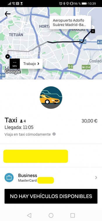 Imagen - Uber ya muestra taxis en su app