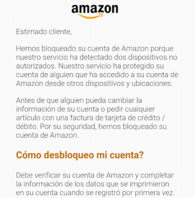 Imagen - Amazon Prime: "Su cuenta ha sido cambiada en Polandia"
