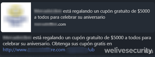 Imagen - Cuidado con el bono de 5.000 $ que circula en WhatsApp