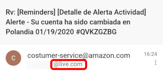 Imagen - Amazon Prime: "Su cuenta ha sido cambiada en Polandia"