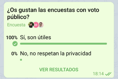 Imagen - Telegram crea encuestas públicas, de voto múltiple y trivial