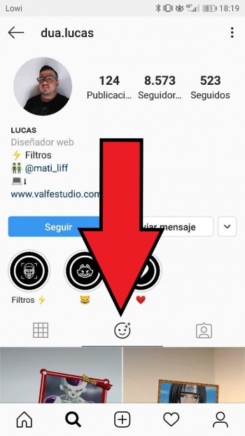 Imagen - Cómo poner el filtro de &quot;quién eres de Dragon Ball Z&quot; en Instagram Stories