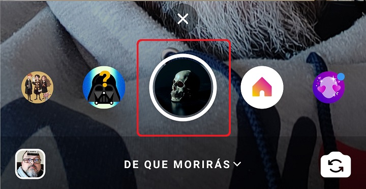 Imagen - Cómo poner el filtro con la causa de tu muerte en Instagram Stories