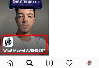 Imagen - Como activar el filtro &quot;¿Qué personaje de Los Vengadores eres?&quot; en Instagram
