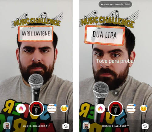 Imagen - Cómo poner el filtro &quot;Music challenge&quot; en Instagram