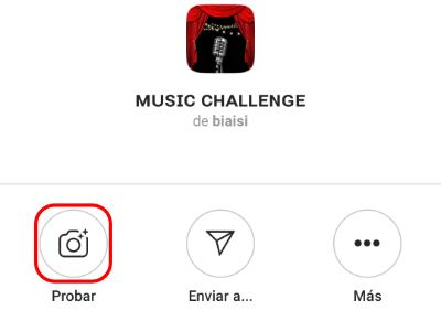 Imagen - Cómo poner el filtro &quot;Music challenge&quot; en Instagram