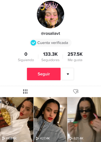 Imagen - Rosal&iacute;a ya tiene cuenta en TikTok