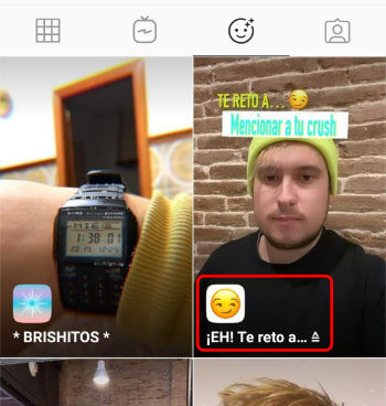Imagen - Cómo poner el filtro &quot;Te reto a...&quot; en Instagram Stories