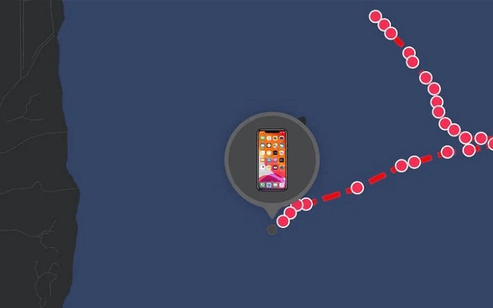 Imagen - Un iPhone perdido navega a la deriva por el Oc&eacute;ano &Iacute;ndico