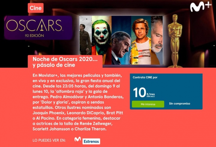 Imagen - Cómo ver online los Oscars 2020
