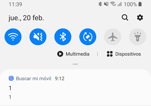 Imagen - Notificación &quot;Buscar mi móvil&quot; en Samsung, ¿qué significa?