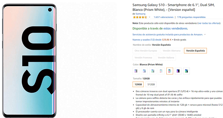 Imagen - Precio del Galaxy S10 en 2020