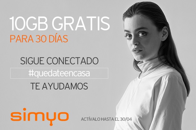 Imagen - Simyo regala 10GB por el coronavirus