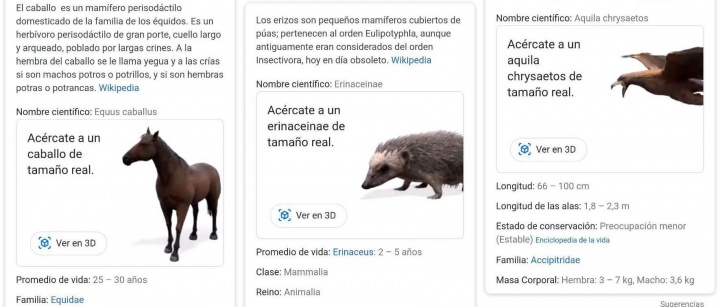 Imagen - Cómo ver animales 3D con la cámara del móvil