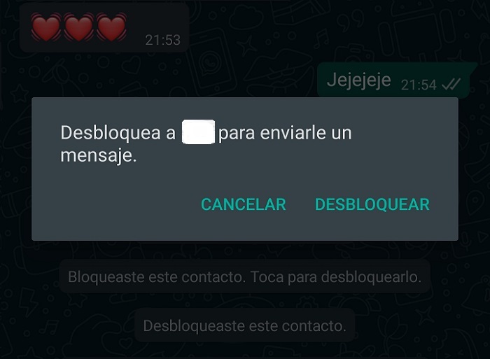 Imagen - WhatsApp a&ntilde;ade un aviso al bloquear un contacto