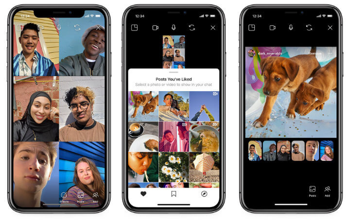 Imagen - Cómo ver posts de Instagram en una videollamada