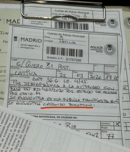 Imagen - Multan a un hombre de 77 a&ntilde;os jugando a Pok&eacute;mon Go