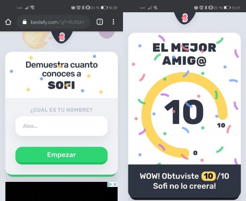 Imagen - Bestiefy, crea tests para saber cuánto te conocen tus amigos