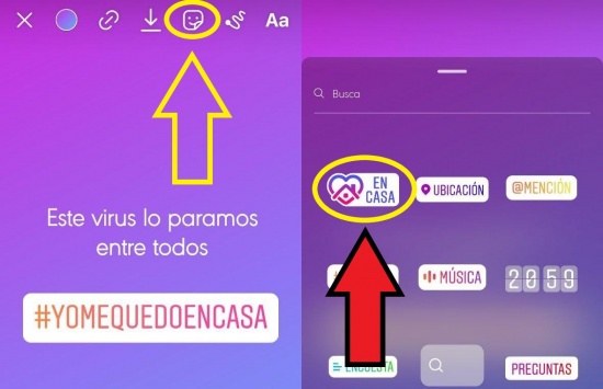 Imagen - C&oacute;mo poner el sticker "En casa" en Instagram