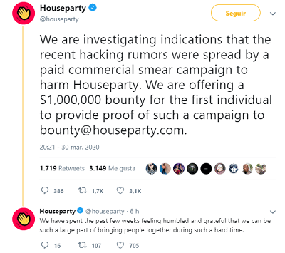 Imagen - ¿Houseparty ha sido hackeado?