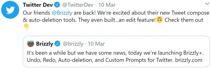 Imagen - Twitter promociona la edici&oacute;n de tweets