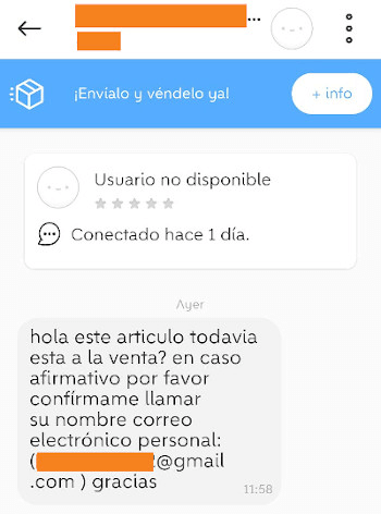 Imagen - Estafas en Wallapop simulando emails de DHL