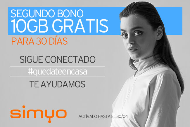 Imagen - Simyo da otros 10 GB de datos gratis por el coronavirus