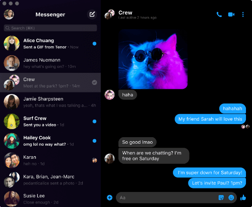 Imagen - Facebook Messenger para Windows y Mac añade videollamadas