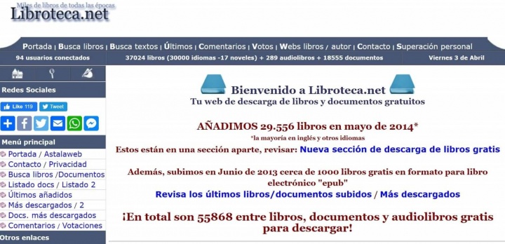 Imagen - 17 webs para descargar libros gratis y legales