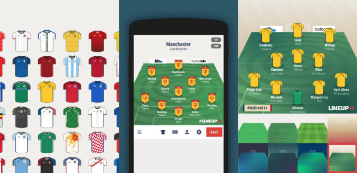 Imagen - Lineup11, crea tu propia alineación de fútbol en móviles