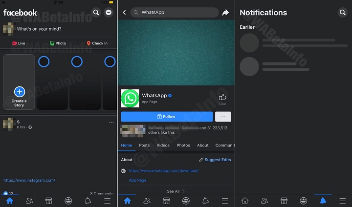 Imagen - Modo oscuro de Facebook para iOS: nuevas imágenes