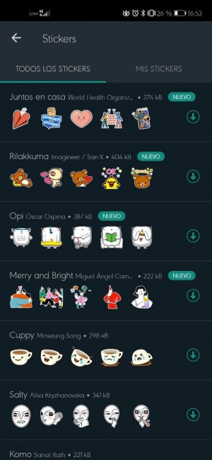 Imagen - Stickers "Juntos en casa" de WhatsApp: cons&iacute;guelos